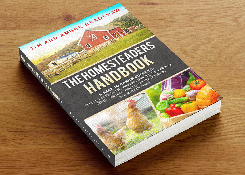 the homesteaders book on table